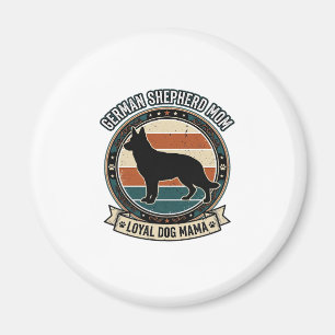 Duitse Herdershond Moeder Vintage Hond Liefhebber  Magneet