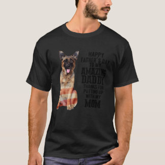 Duitse Herdershond Papa Fijne Vaderdag Voor Mijn A T-shirt