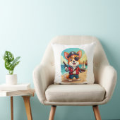 Duitse Herdershond Piraat Kussen (Stoel)