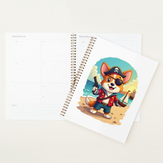 Duitse Herdershond Piraat Planner (Display)