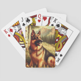 Duitse Herdershond Pokerkaarten