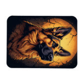 🐾 Duitse Herdershond Portret Cadeaus 🐾 Magneet (Horizontaal)