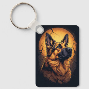 🐾 Duitse Herdershond Portret Cadeaus 🐾 Sleutelhanger