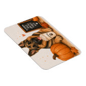 Duitse Herdershond Pumpkin Spice Magneet (Rechterzijde)