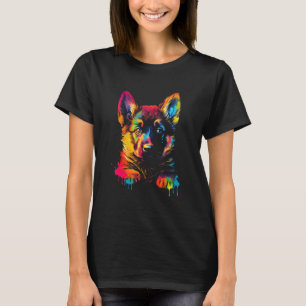 Duitse Herdershond Pup Beste Hond Wandelen Huisdie T-shirt