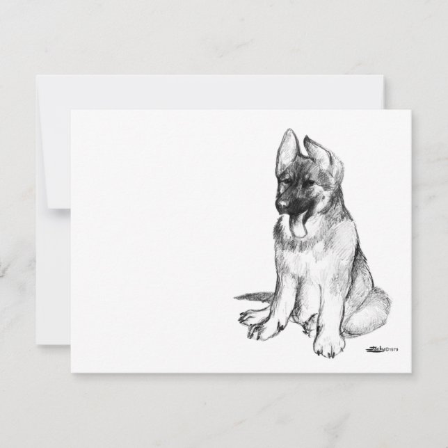 Duitse Herdershond Puppy (Voorkant)