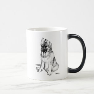 Duitse Herdershond Puppy Magische Mok