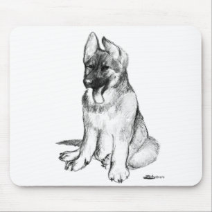 Duitse Herdershond Puppy Muismat