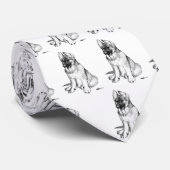 Duitse Herdershond Puppy Stropdas (Opgerold)