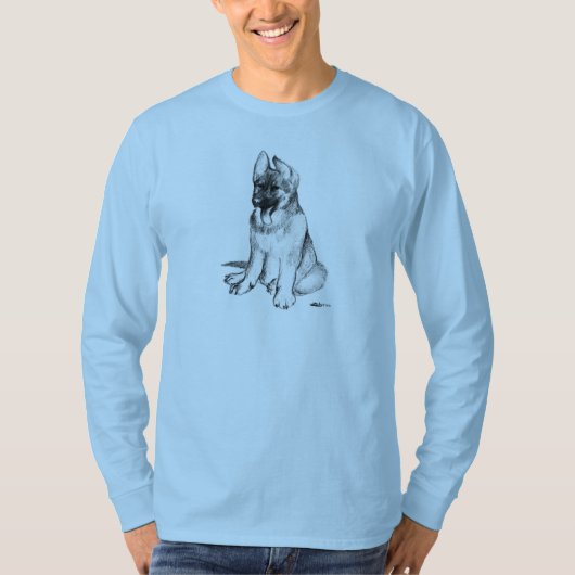 Duitse Herdershond Puppy T-shirt (Voorkant)