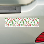 Duitse Herdershond rood groen Bumpersticker (Op auto)