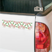 Duitse Herdershond rood groen Bumpersticker (Op Truck)