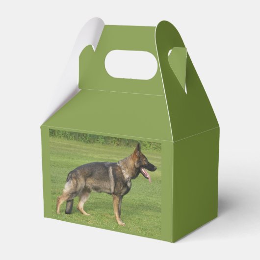 Duitse Herdershond Sable Volledig Bedankdoosjes (Voorkant Zijde)