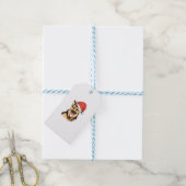 Duitse herdershond Santa Hat - Grappige kerst Cadeaulabel (Met Touw)