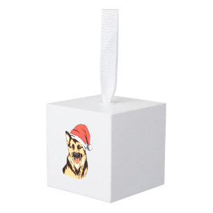 Duitse herdershond Santa Hat - Grappige kerst Decoratie