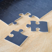 Duitse Herdershond Sneeuw Slede Kerst Decoratie Legpuzzel (Zijkant)