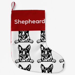 Duitse Herdershond sokken Gepersonaliseerd hond So Kleine Kerstsok