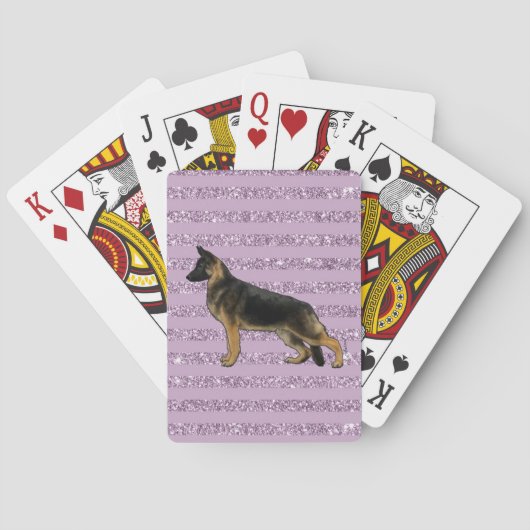 Duitse Herdershond Speelkaarten (Achterkant)