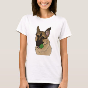 Duitse Herdershond Speeltijd met Bal  T-shirt