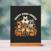Duitse Herdershond spook Halloween ontwerp_ Acryl Bord (Neutraal)