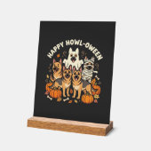 Duitse Herdershond spook Halloween ontwerp_ Acryl Bord (Hoek)