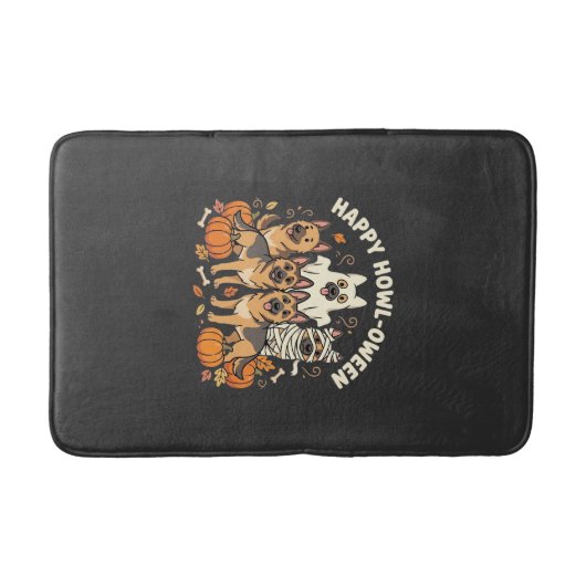 Duitse Herdershond spook Halloween ontwerp_ Badmat (Voorkant)