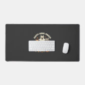Duitse Herdershond spook Halloween ontwerp_ Bureaumat (Keyboard & Muis)
