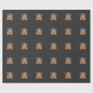 Duitse Herdershond spook Halloween ontwerp_ Cadeaupapier