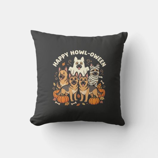 Duitse Herdershond spook Halloween ontwerp_ Kussen (Voorkant)
