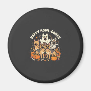 Duitse Herdershond spook Halloween ontwerp_ Magneet