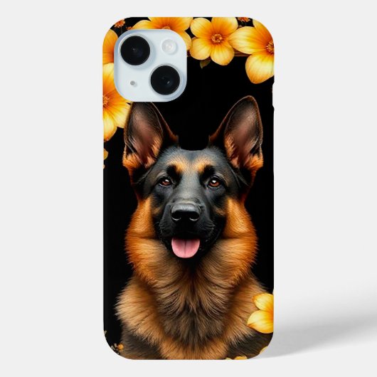 Duitse Herdershond Sterke Loyale Geest 🐾 Case-Mate iPhone Case (Achterkant)