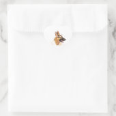 Duitse Herdershond Sticker Kunst (Tas)