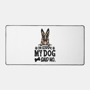 Duitse Herdershond Stickers - Sorry dat mijn hond  Bureaumat