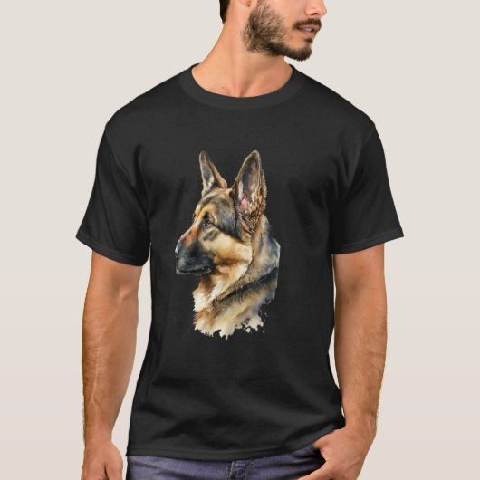 Duitse Herdershond T-shirt (Voorkant)