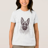 Duitse Herdershond T-Shirt (Voorkant)