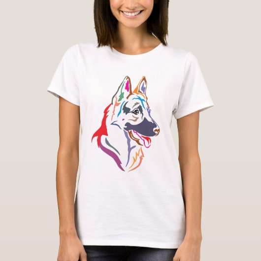 Duitse Herdershond T-shirt (Voorkant)