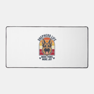 Duitse Herdershond T-shirt Retro Gravure Hond Lief Bureaumat