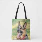 Duitse Herdershond Tote Bag (Voorkant)