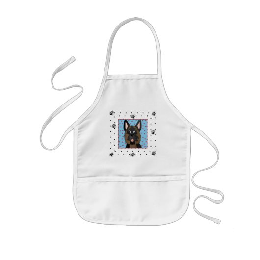 Duitse herdershond Tshirts en geschenken Kinder Schort (Voorkant)