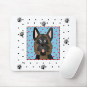 Duitse herdershond Tshirts en geschenken Muismat (Met muis)