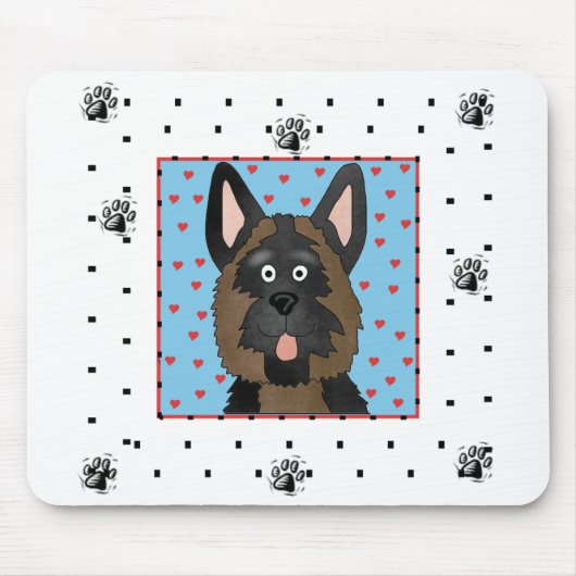 Duitse herdershond Tshirts en geschenken Muismat (Voorkant)