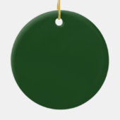 Duitse Herdershond Underdog Keramisch Ornament (Achterkant)