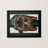 Duitse Herdershond Underdog Legpuzzel (Horizontaal)
