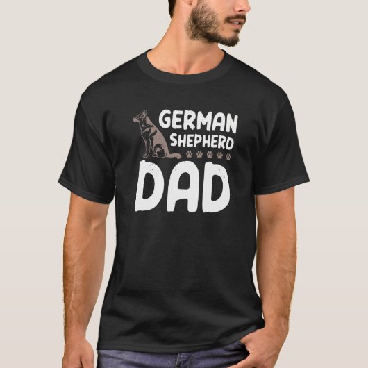 Duitse Herdershond Vader 2 T-shirt (Voorkant)