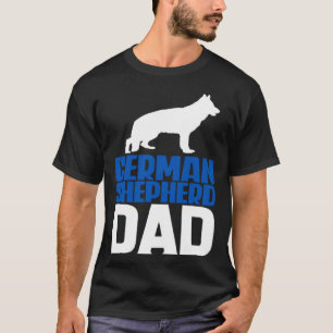 Duitse Herdershond Vader Blauw T-shirt