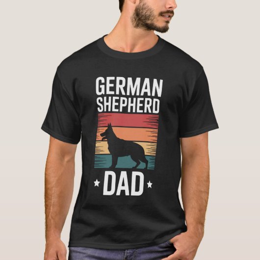 Duitse Herdershond Vader Huisdier Walker Handler H T-shirt (Voorkant)