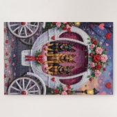 Duitse Herdershond Valentijnsdag Legpuzzel (Horizontaal)