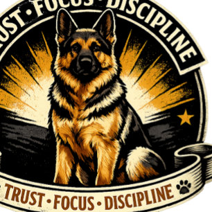 Duitse Herdershond Vertrouwen Focus Discipline Des T-shirt