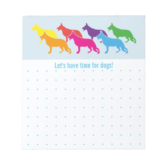 Duitse herdershonden notitieblok (Voorkant)
