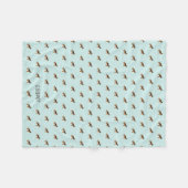 Duitse herdershonden patroon gepersonaliseerd fleece deken (Voorkant (Horizontaal))